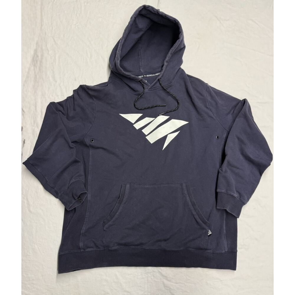 Paper Planes Greatness Is A Process Pullover Hoodie Mens Size 2XL Navy Blue